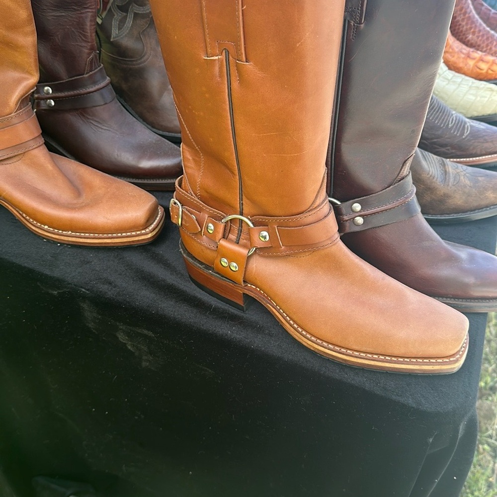 Men's Tan Leather Boots
